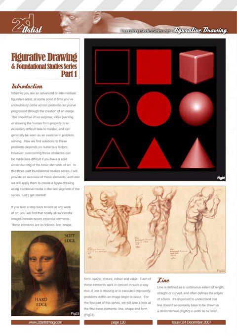Figurative & Foundational Studies Series 1, original 2DArtist magazine page 2