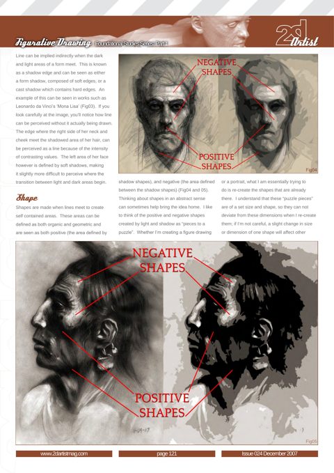 Figurative & Foundational Studies Series 1, original 2DArtist magazine page 3