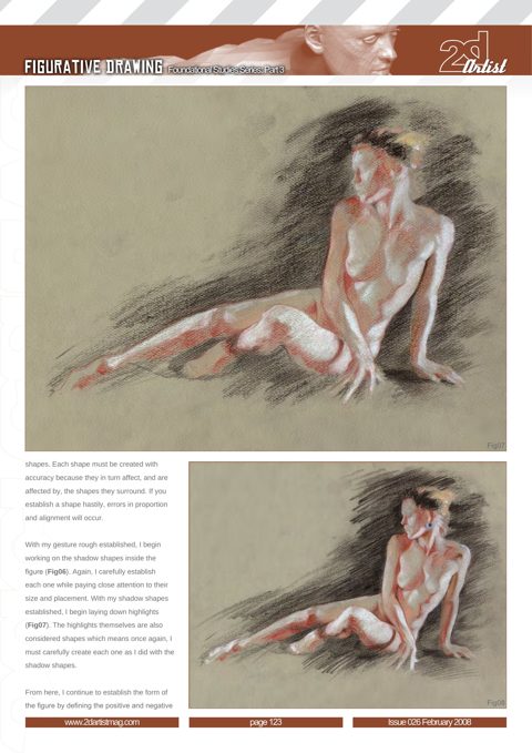 Figurative & Foundational Studies Series 3, original 2DArtist magazine page 4