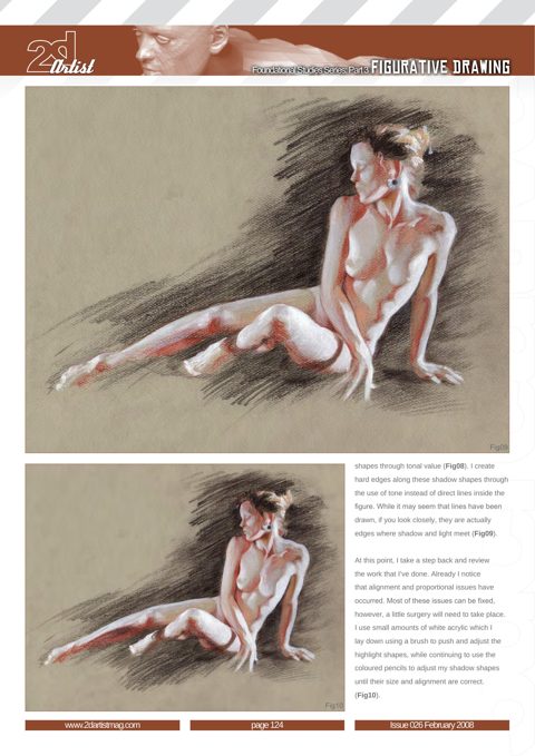 Figurative & Foundational Studies Series 3, original 2DArtist magazine page 5